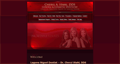 Desktop Screenshot of cherylstahldds.com